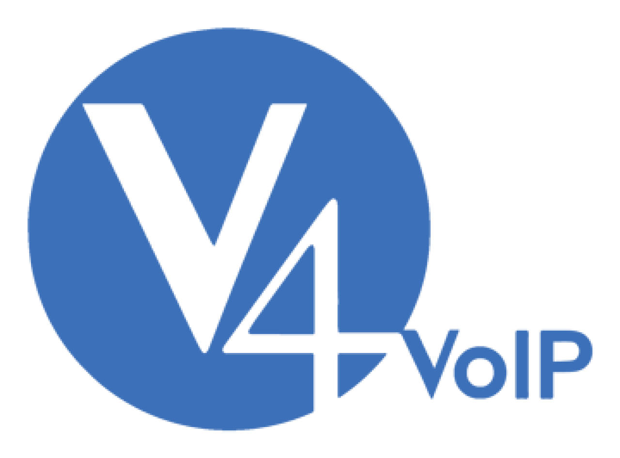 V4 Voip logo.