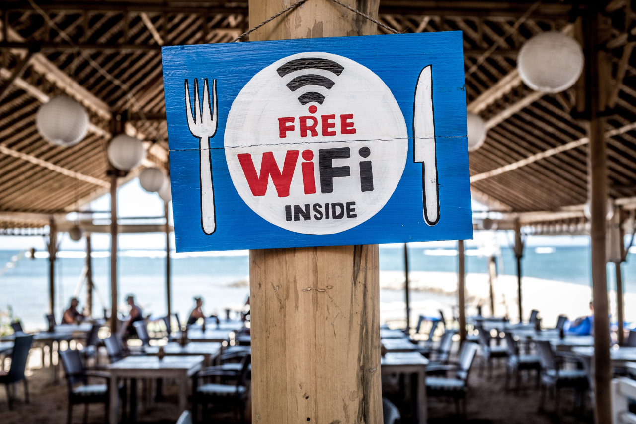 Sign for Free WiFi Inside.